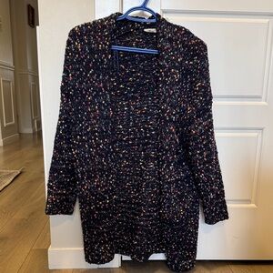 Sienna Sky Black Multicolor Knit Cardigan